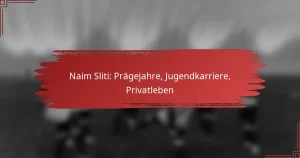 Naim Sliti: Prägejahre, Jugendkarriere, Privatleben